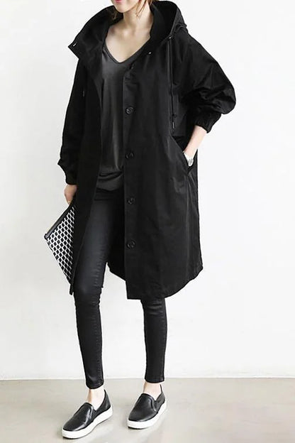 Urban skjold trendsetter oversized regnfrakk