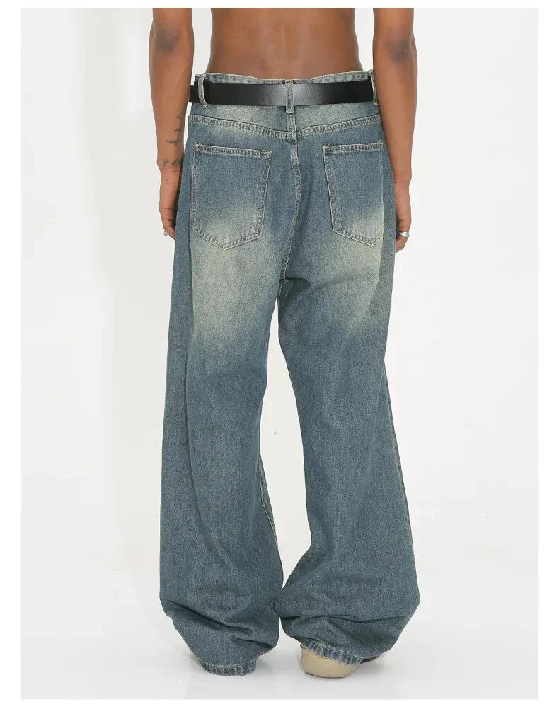 Weldon - vasket retro vide jeans