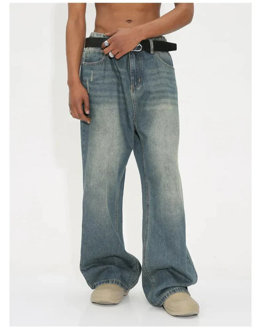 Weldon - vasket retro vide jeans