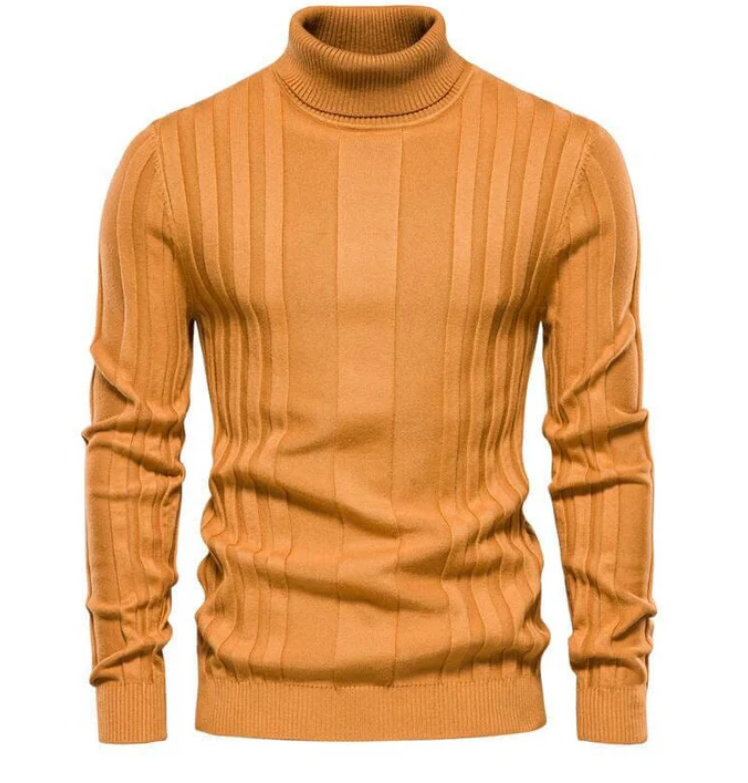 Xavier genser med turtleneck i smal passform