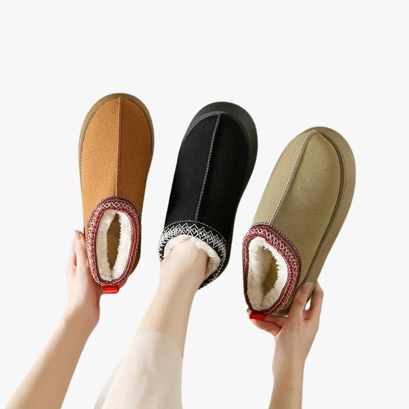 Vigdis | Lazy Loafers i semsket skinn