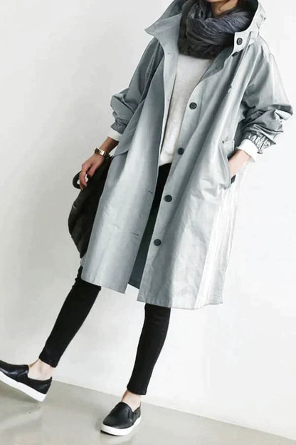 Urban skjold trendsetter oversized regnfrakk