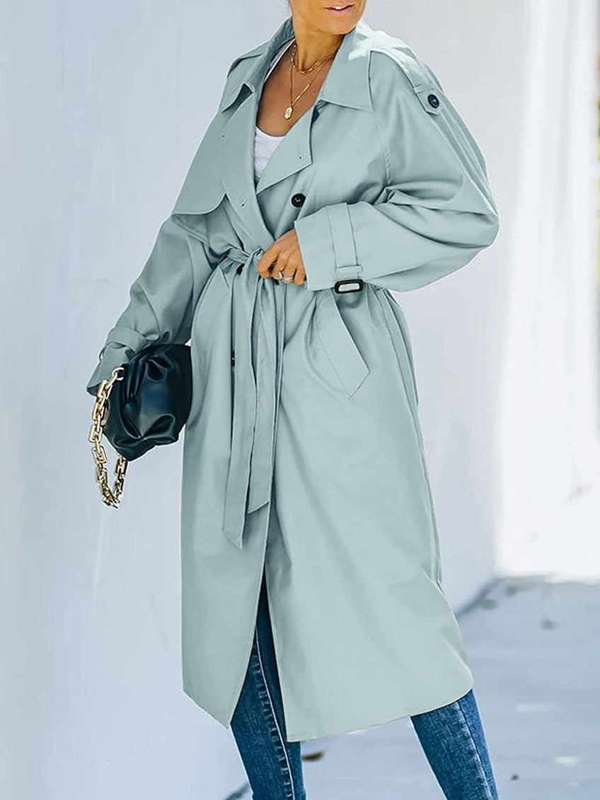 Sol – stilig lang trenchcoat for kvinner | vinter