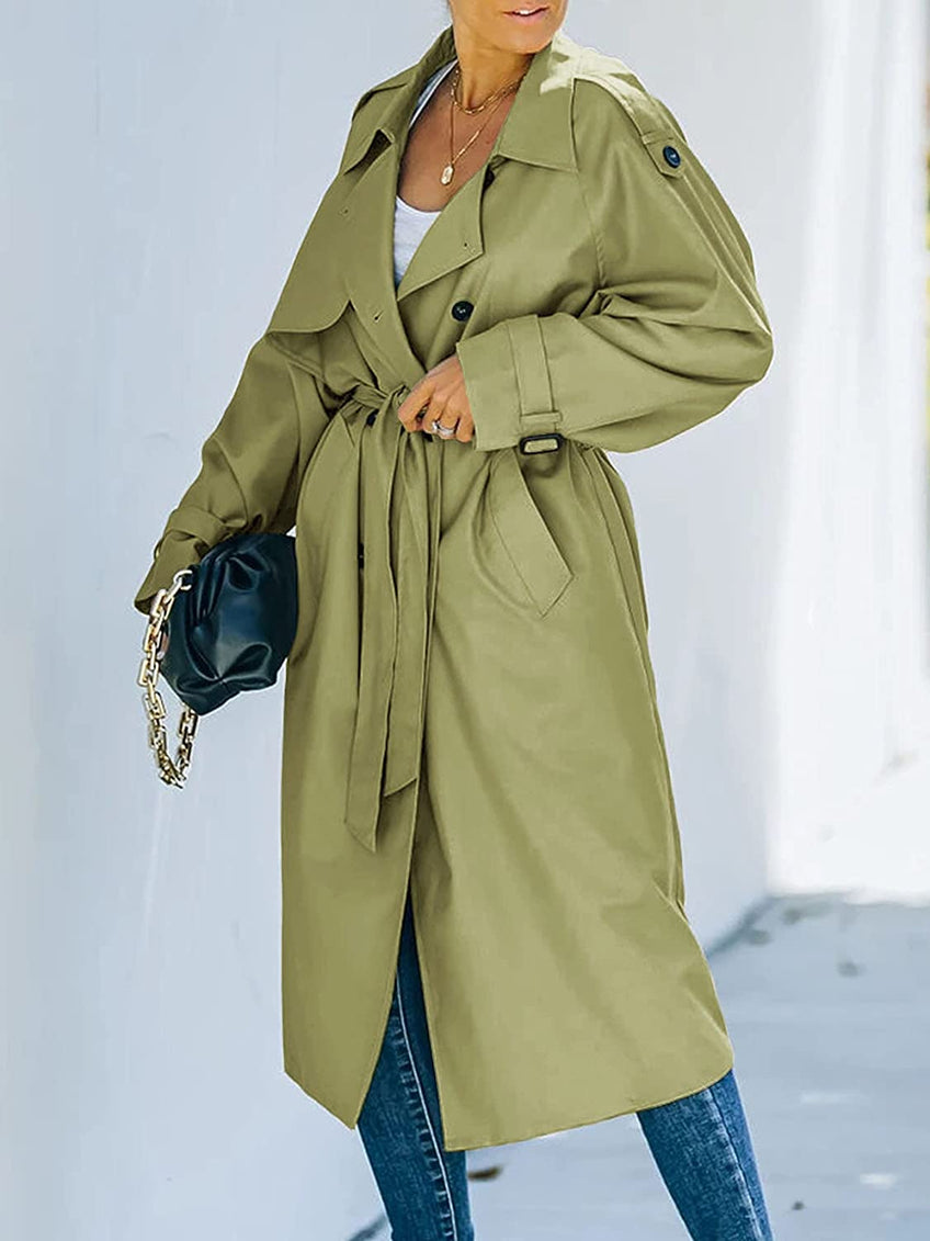 Sol – stilig lang trenchcoat for kvinner | vinter