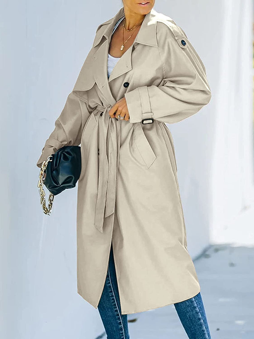 Sol – stilig lang trenchcoat for kvinner | vinter